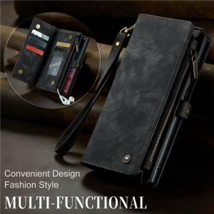 Pouzdro Book (Back Case) CaseMe Wallet 2v1, Samsung S938 Galaxy S25 Ultra barva black