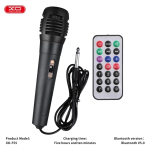 Maxi reproduktor BlueTooth XO-F55, RGB osvětlení, 1x mikrofon, barva černá