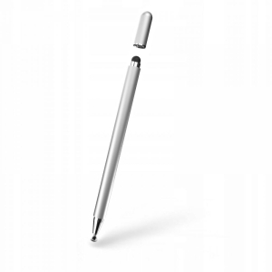 Dotykové pero (stylus) kapacitní Tech Protect Magnet, oboustranné, barva stříbrná