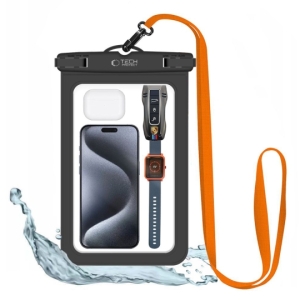 Pouzdro voděodolné TechProtect UWC, IPX8, velikost až 8,9´´, barva černá