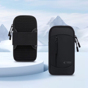 Pouzdro na ruku TechProtect M6, velikost 18,5 x 9,5 x 2,5 cm, barva černá