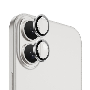 Unicorno ochranné sklo fotoparátu s aplikátorem iPhone 16, 16 PLUS silver