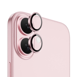 Unicorno ochranné sklo fotoparátu s aplikátorem iPhone 16, 16 PLUS pink