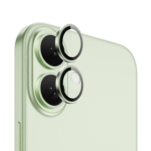 Unicorno ochranné sklo fotoparátu s aplikátorem iPhone 16, 16 PLUS light green