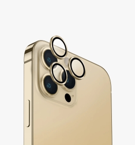 Unicorno ochranné sklo fotoparátu s aplikátorem iPhone 14 PRO, 14 PRO MAX gold