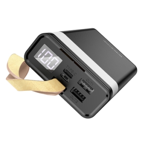 Externí baterie POWER BANK Borofone BJ18, 20000mAh, 2x USB A, 1x USB C, 1x Micro USB, barva černá