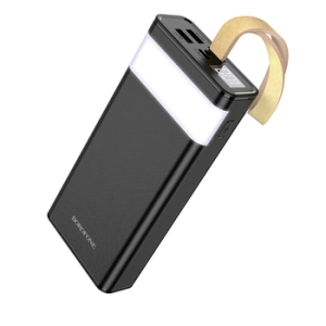 Externí baterie POWER BANK Borofone BJ18, 20000mAh, 2x USB A, 1x USB C, 1x Micro USB, barva černá