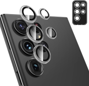 Unicorno ochranné sklo fotoparátu s aplikátorem Samsung S911, S916 Galaxy S23, S23 Plus silver