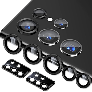 Unicorno ochranné sklo fotoparátu s aplikátorem Samsung S928 Galaxy S24 Ultra black