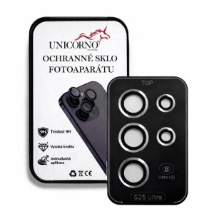 Unicorno ochranné sklo fotoparátu s aplikátorem Samsung S938 Galaxy S25 Ultra silver