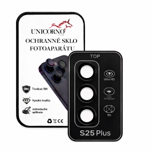 Unicorno ochranné sklo fotoparátu s aplikátorem Samsung S936 Galaxy S25 Plus black