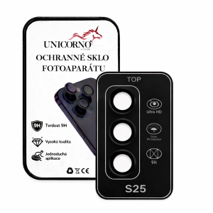 Unicorno ochranné sklo fotoparátu s aplikátorem Samsung S931 Galaxy S25 black