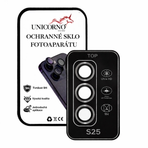 Unicorno ochranné sklo fotoparátu s aplikátorem Samsung S931 Galaxy S25 silver