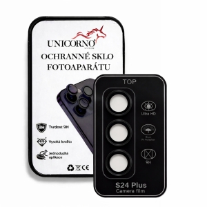 Unicorno ochranné sklo fotoparátu s aplikátorem Samsung S926 Galaxy S24 Plus black