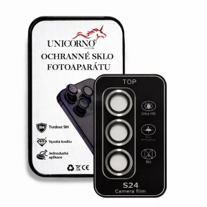 Unicorno ochranné sklo fotoparátu s aplikátorem Samsung S921 Galaxy S24 silver