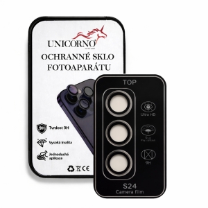 Unicorno ochranné sklo fotoparátu s aplikátorem Samsung S921 Galaxy S24 black