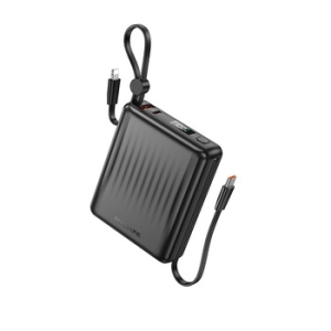 Externí baterie POWER BANK Borofone BJ70A, 15000mAh, 1x USB A, 1x USB C, barva černá