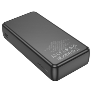 Externí baterie POWER BANK Borofone BJ56A Graceful, 20000mAh, 2x USB A, 1x MICRO USB , 1x USB C, barva černá