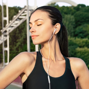 Hands Free Borofone BM96 Brilliant, konektor USB C, mikrofon, barva bílá