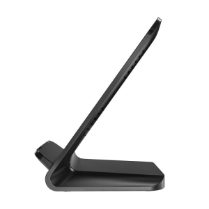 Indukční nabíječka TechProtect QI15-S2, s funkcí stojánku, 15W, kabel USB A na USB C, černá