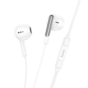 Hands Free HOCO M123 USB C, barva bílá