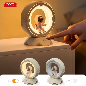 LED noční lampička Astronaut (XO-OZ12), 3 režimy svícení, barva bílá