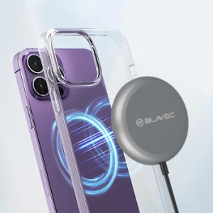 Indukční nabíječka Blavec (BQI-03) MagSafe, Qi2 15W (BQI03-QI2MB) černá