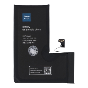 Baterie BlueStar iPhone 15 Pro, 3274mAh Li-ion