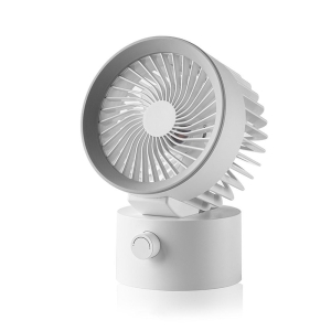 Mini stolní větrák (LLD-F87), USB A, 3 rychlosti, barva bílá