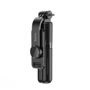 Selfie držák HOCO K17 tripod, s funkcí stativu (až 60cm), bluetooth v 4.0, barva černá