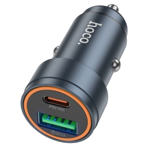CL adaptér HOCO Z57A, 1x USB C, 1x USB A, QC 3.0, PD 30W, barva černá
