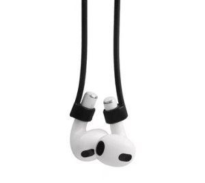 Šňůrka pro bezdrátové sluchátka, délka 70cm, barva Black