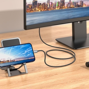 Kabel HOCO UA27, Lightning na HDMI ( Full HD1080p), 2 m, černá