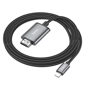 Kabel HOCO UA27, Lightning na HDMI ( Full HD1080p), 2 m, černá