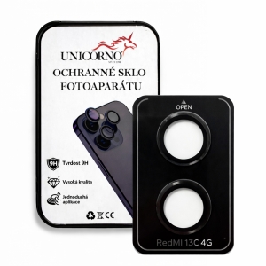 Unicorno ochranné sklo fotoparátu s aplikátorem Xiaomi Redmi 13C 4G black