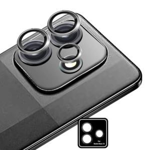 Unicorno ochranné sklo fotoparátu s aplikátorem Xiaomi Redmi NOTE 14 4G/5G black