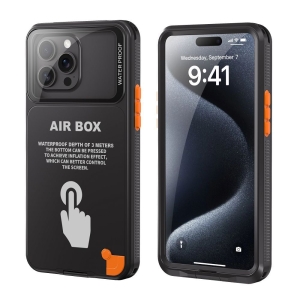 Univerzální vodotěsné pouzdro SHELLBOX AIRBOX 6.7, barva černá