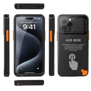 Univerzální vodotěsné pouzdro SHELLBOX AIRBOX 6.9, barva černá