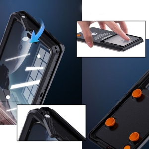 Univerzální vodotěsné pouzdro SHELLBOX AIRBOX 6.9, barva černá
