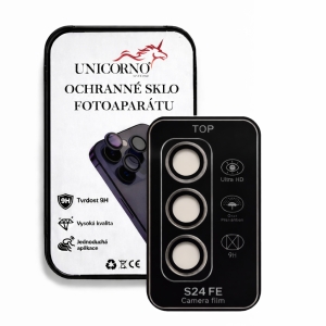 Unicorno ochranné sklo fotoparátu s aplikátorem Samsung S721 Galaxy S24 FE black