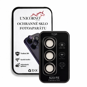 Unicorno ochranné sklo fotoparátu s aplikátorem Samsung S711 Galaxy S23 FE black