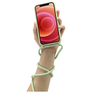 Pouzdro Back Case Strap iPhone 11, transparent
