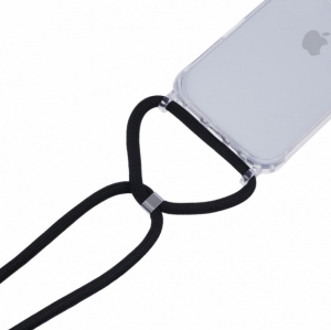 Pouzdro Back Case Strap iPhone 11, transparent