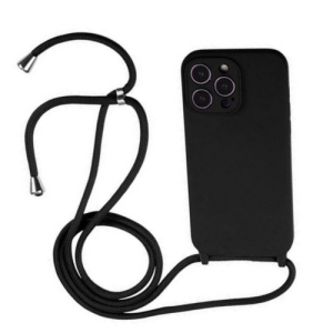 Pouzdro Back Case Strap iPhone 11, Black