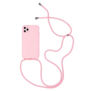 Pouzdro Back Case Strap iPhone 11, Pink