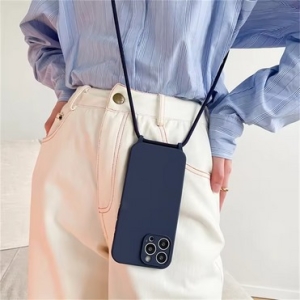 Pouzdro Back Case Strap iPhone 12 Pro, Navy