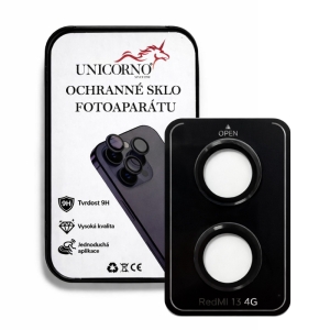 Unicorno ochranné sklo fotoparátu s aplikátorem Xiaomi Redmi 13 4G black