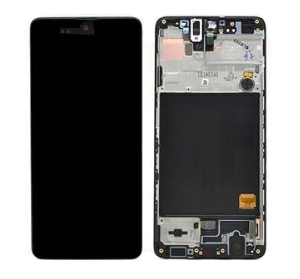Dotyková deska Samsung A515 Galaxy A51 + LCD s rámečkem black - TFT (without fingerprint)