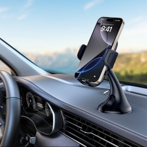 Držák do auta TechProtect V8 - palubní deska, čelní sklo, mřížka ventilátoru, barva černá