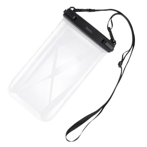 Pouzdro voděodolné Hoco HX52, voděodolnost IPX8, vel. až 7,2´´ barva transparent/černá